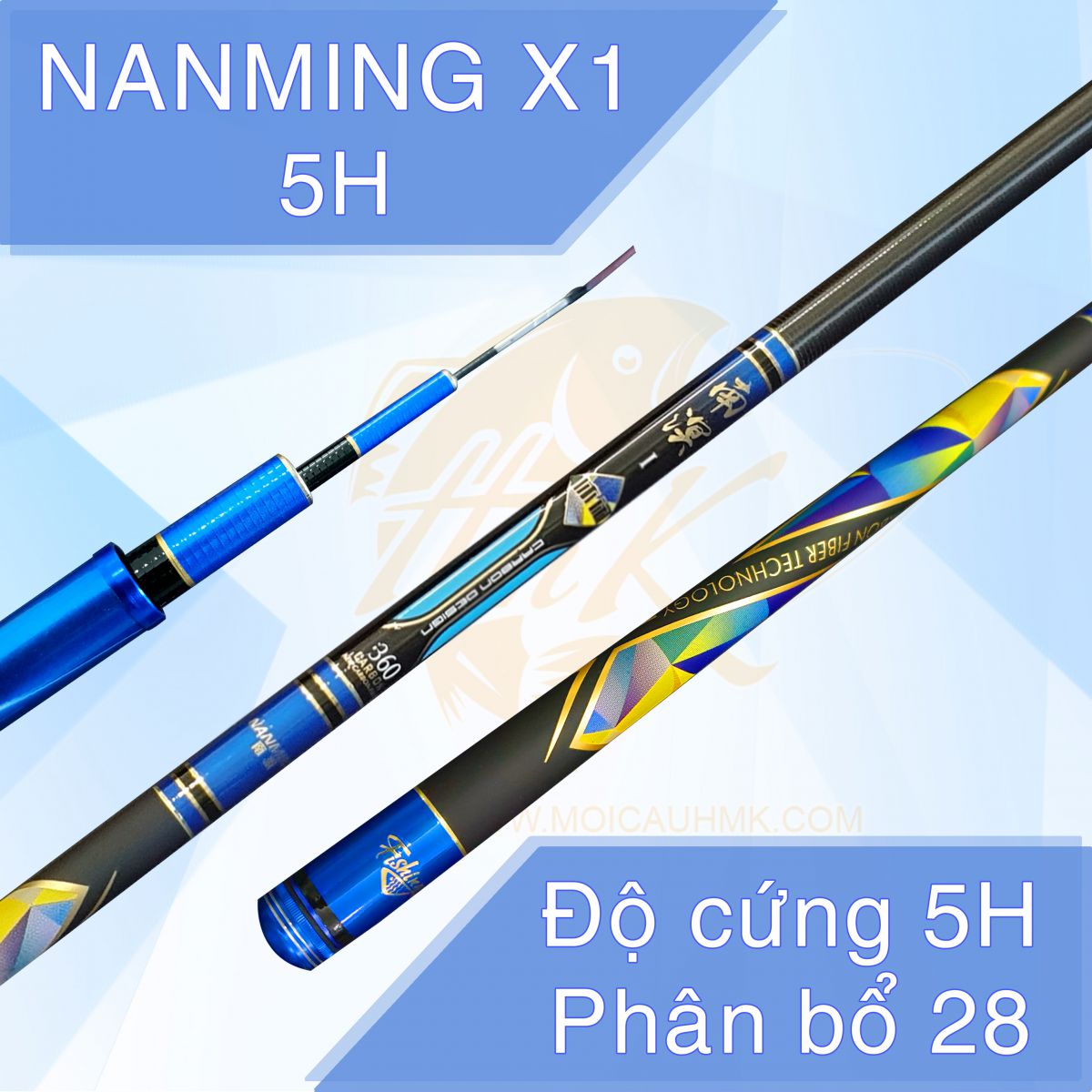 Cần câu đài Nanming X1 4H